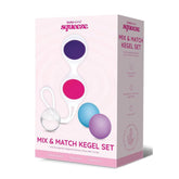 Bodywand Squeeze Mix & Match Kegel Set - Coloured Weighted Kegel Balls Set - Mr and Mrs D's